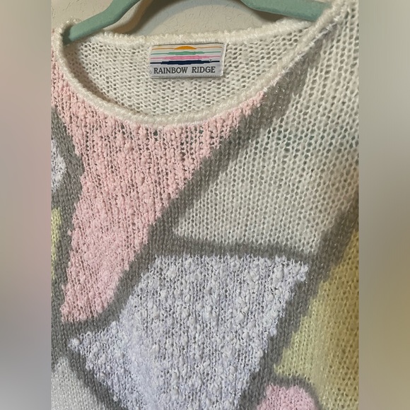 Women’s Vintage Knit Pullover Sweater - Picture 3 of 6